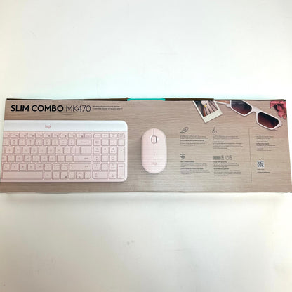 New Logitech Slim Combo MK470 Wireless Keyboard and Mouse 920-011311