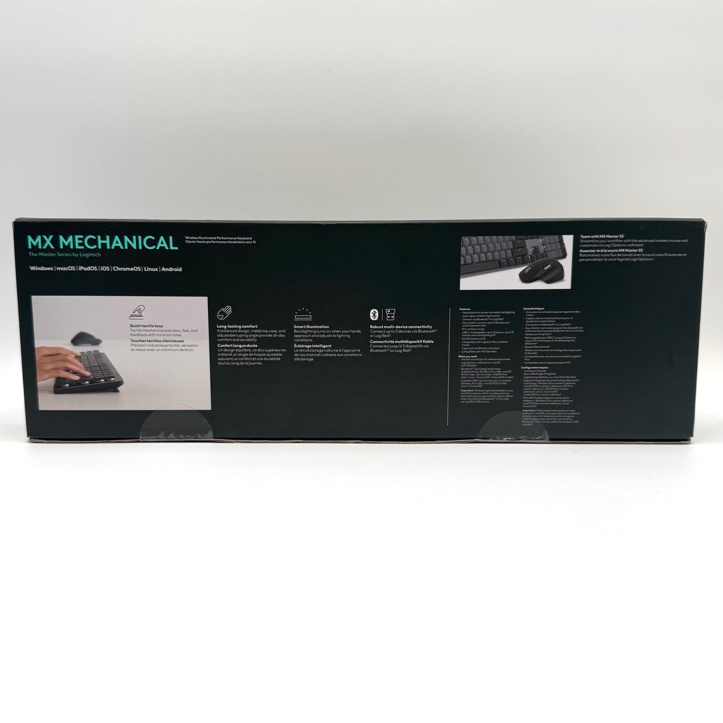 New Logitech MX Mechanical Wireless Illuminated Performance Keyboard 920-010547