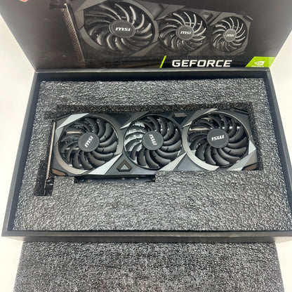 New MSI GeForce RTX 3060 VENTUS 3X 12G OC 12GB GDDR6 Graphics Card 912-V397-282