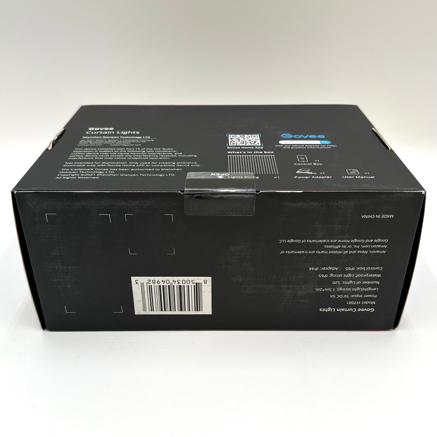 New Govee Curtain Lights 520 LED 4.9ft x 6.5ft H70B1