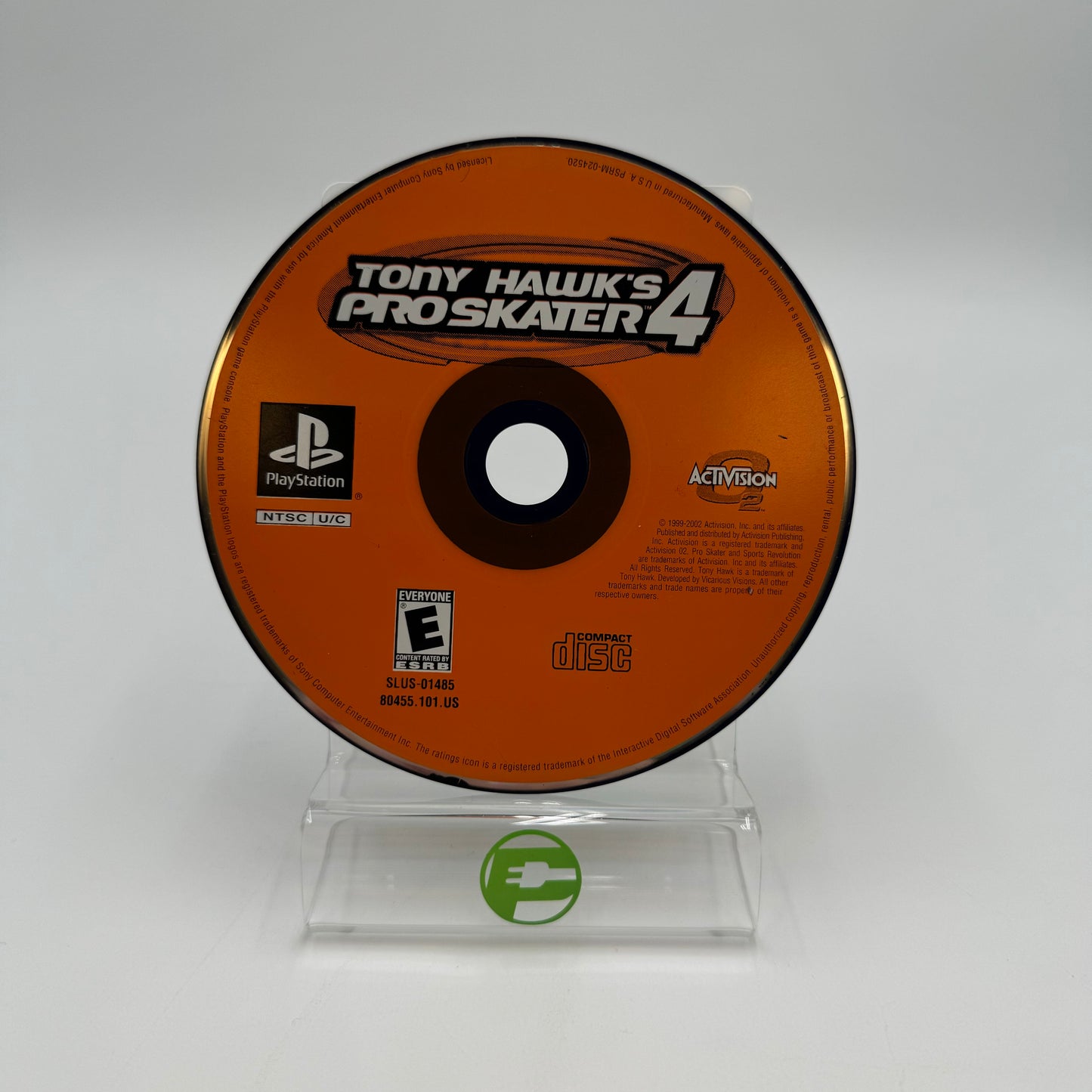 Tony Hawk 4 (Sony PlayStation 2 PS2, 2002) - Disc Only