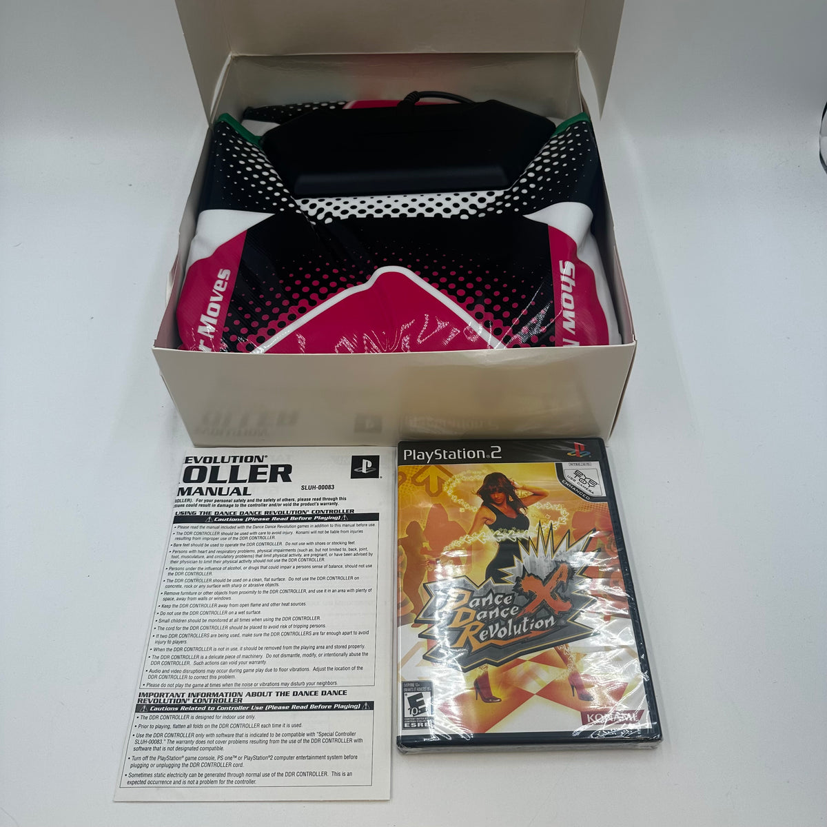 New Dance Dance Revolution X (Sony PlayStation 2 PS2, 2008)