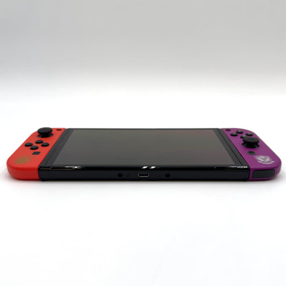 Nintendo Switch OLED Video Game Console HEG-001 Scarlet and Violet Edition