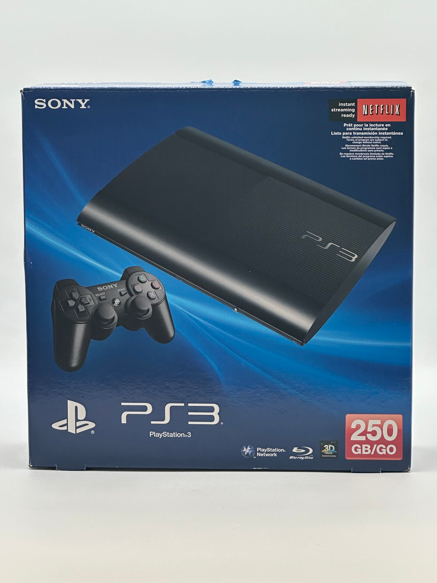 Sony PlayStation 3 Slim PS3 256MB Black Console Gaming System CECH-4001B