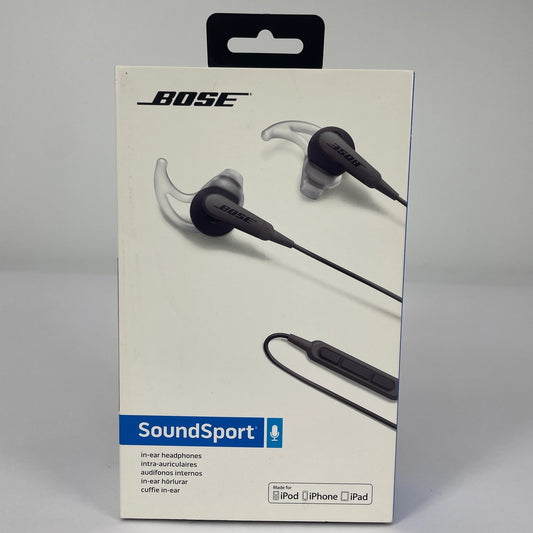 Bose SoundSport In-Ear Wireless Bluetooth Headphones Black/Blue 761529-0020